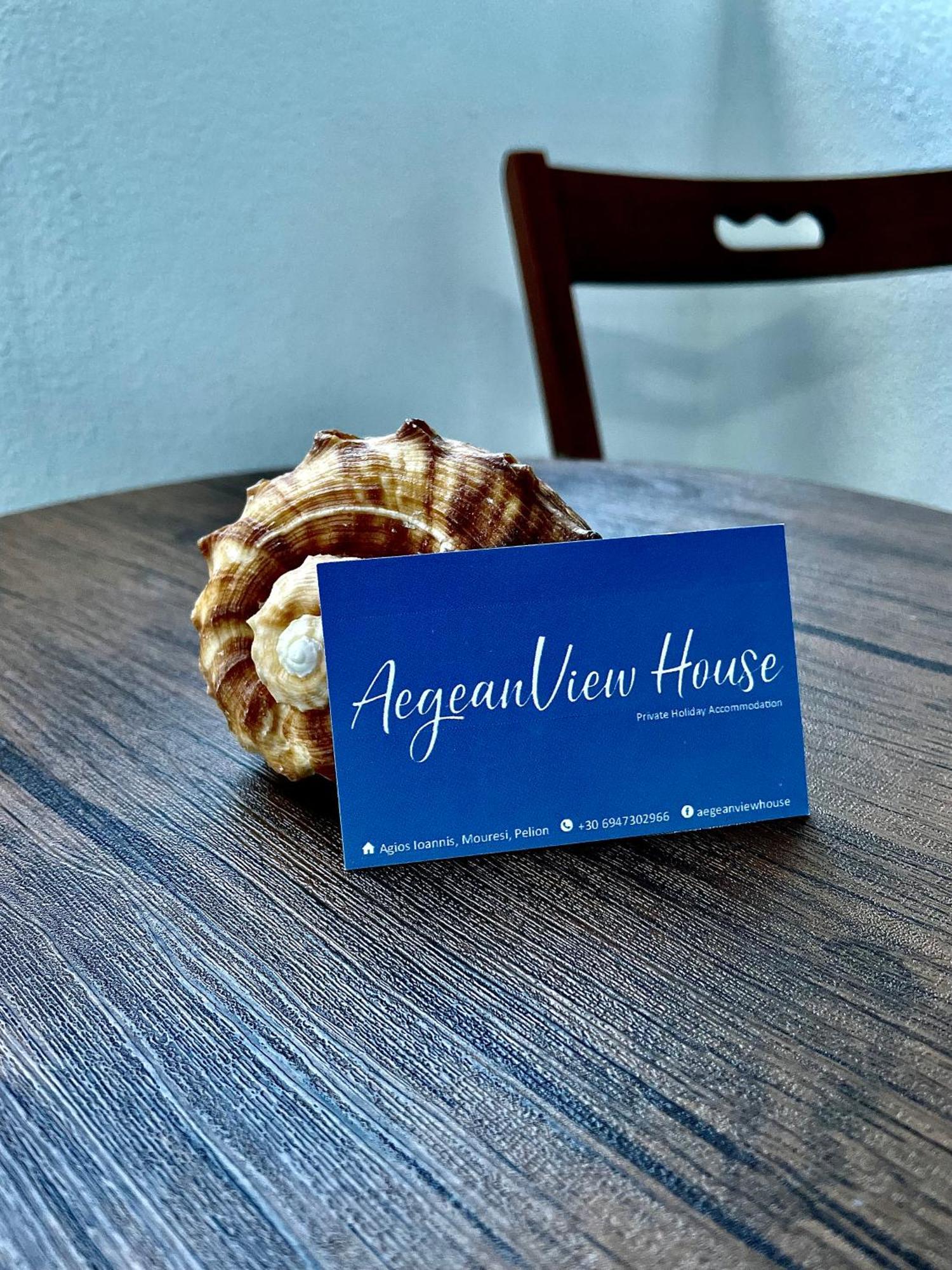 Aegean View House Apartment Agios Ioannis  ภายนอก รูปภาพ